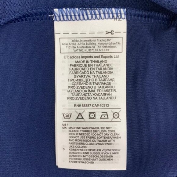 ADIDAS Team 19 Women's Quarter-Zip Jerseys Activewear Top - Picture 12 of 13